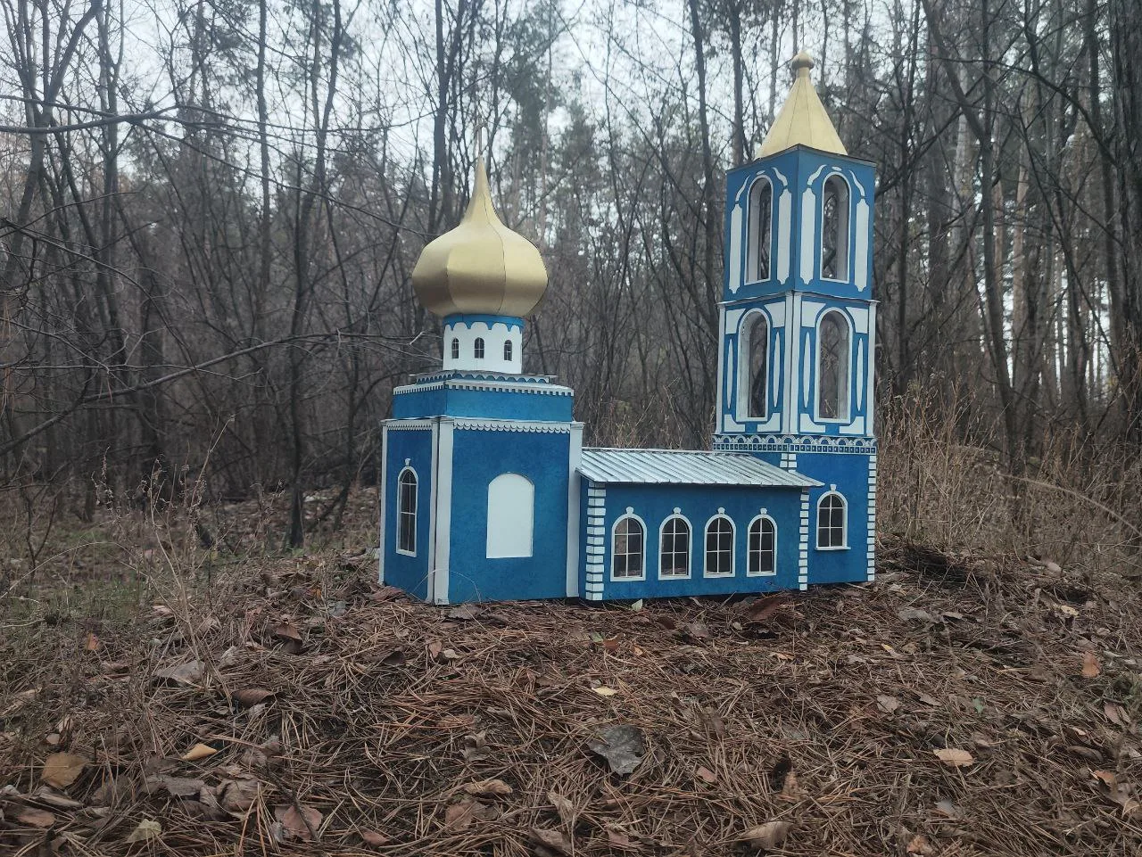 Церковь 1:35. Сборная модель.